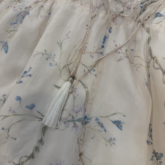 ZIMMERMANN Paradiso Ruffled Floral-print Silk Romper In Cream Floral - Picture 4 of 16